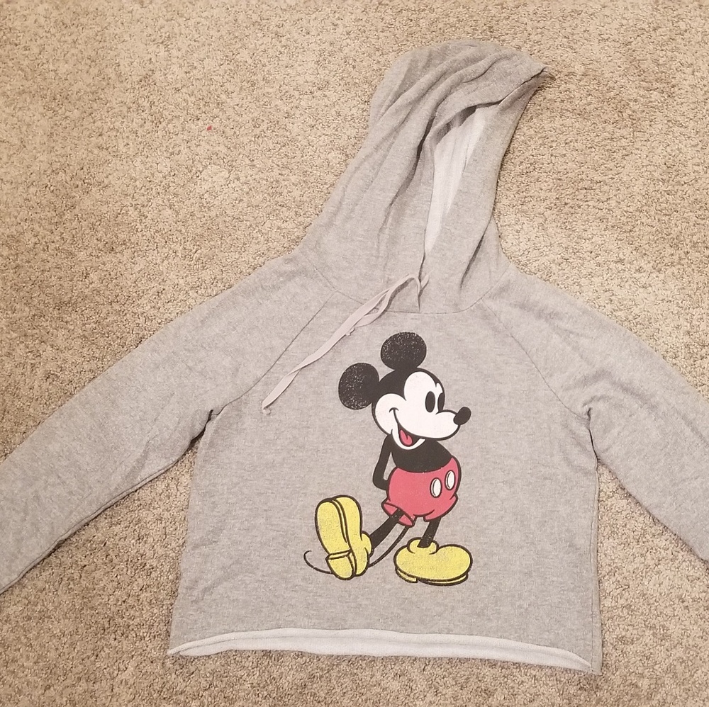 Mickey crop hoodie